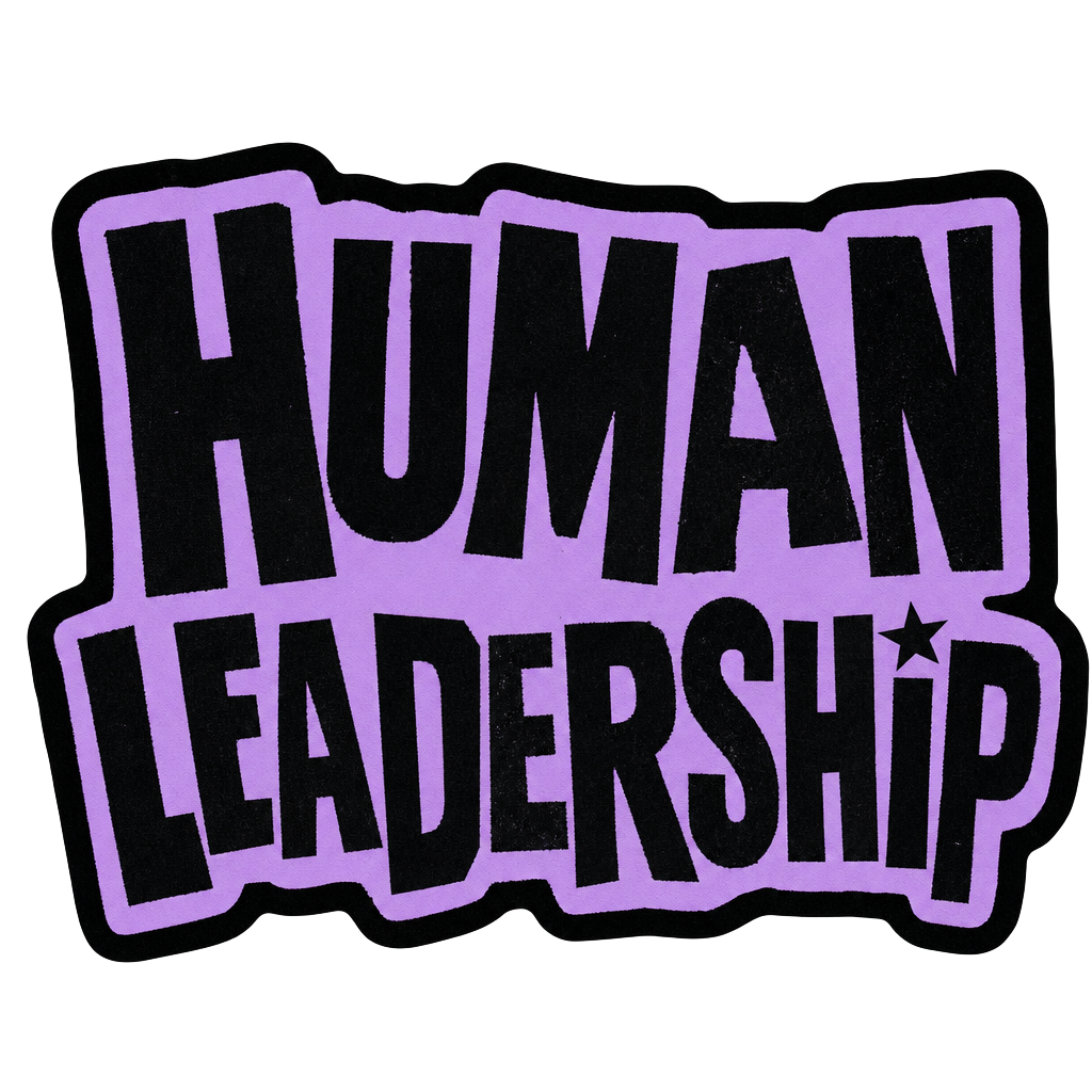 Human leadership sticker
