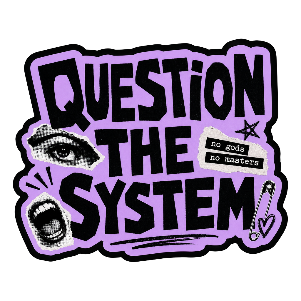Question the system sticker